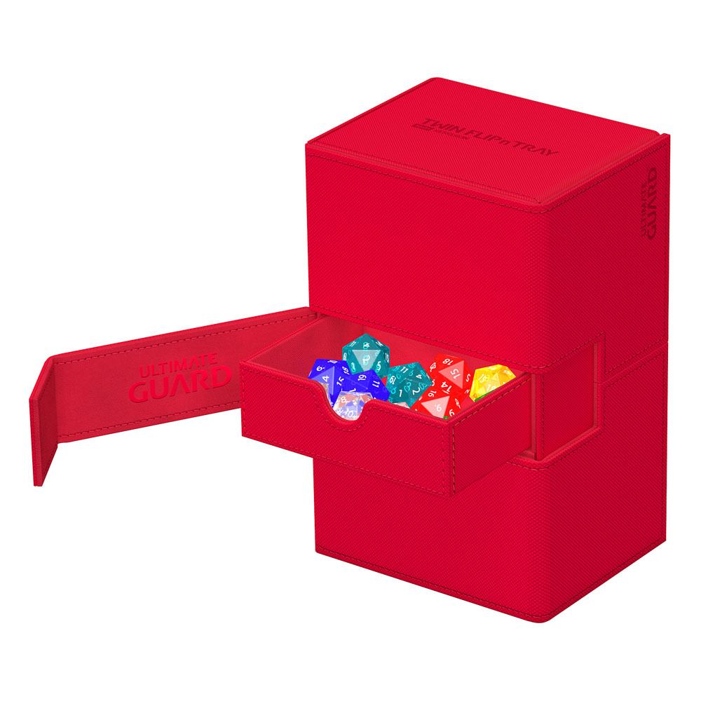 Deck Box - Twin Flip´n´Tray 160+ - Red - XenoSkin