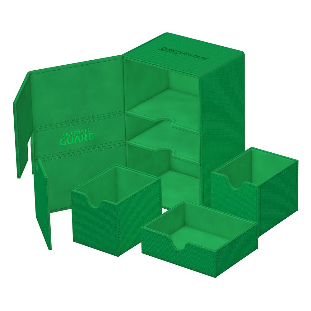 Deck Box - Twin Flip´n´Tray 160+ - Green - XenoSkin