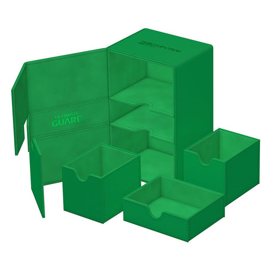 Deck Box - Twin Flip´n´Tray 160+ - Green - XenoSkin