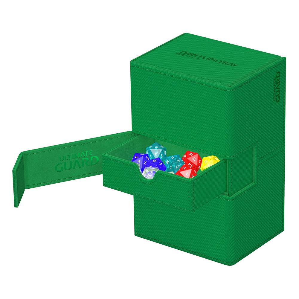 Deck Box - Twin Flip´n´Tray 160+ - Green - XenoSkin