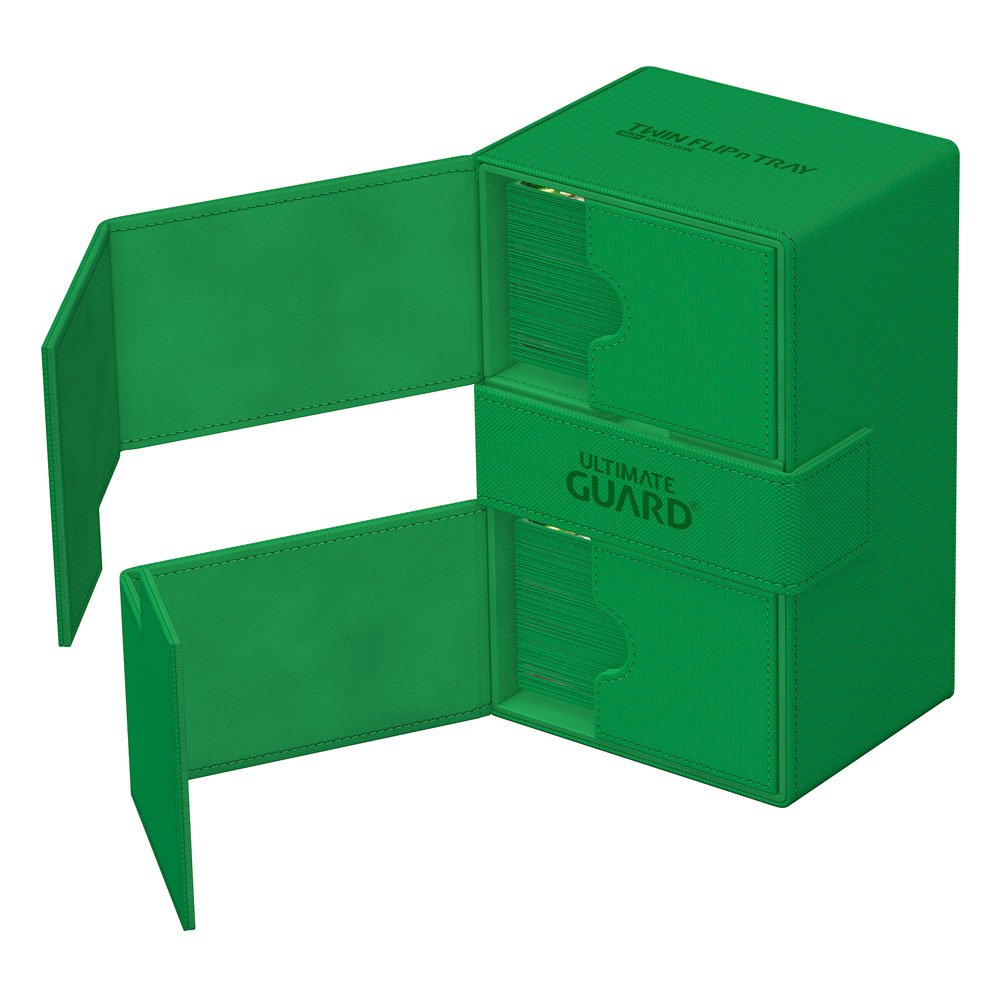 Deck Box - Twin Flip´n´Tray 160+ - Green - XenoSkin