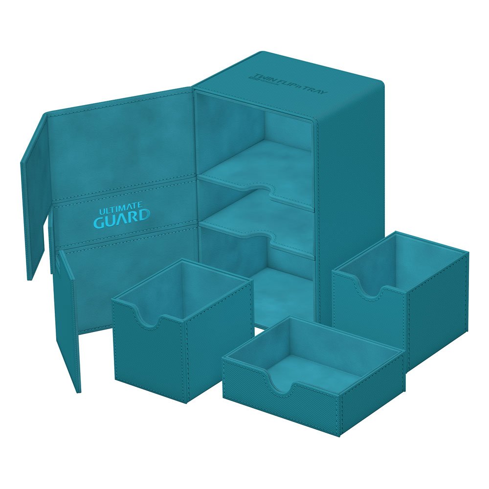Deck Box - Twin Flip´n´Tray 160+ - Petrol Blue - XenoSkin