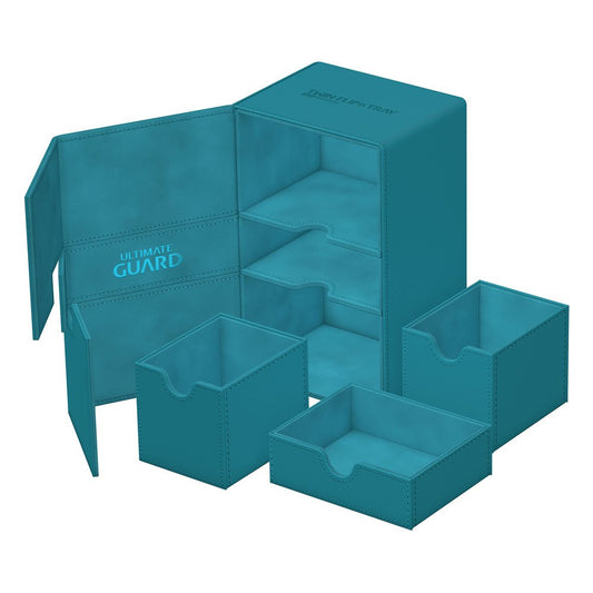 Deck Box - Twin Flip´n´Tray 160+ - Petrol Blue - XenoSkin