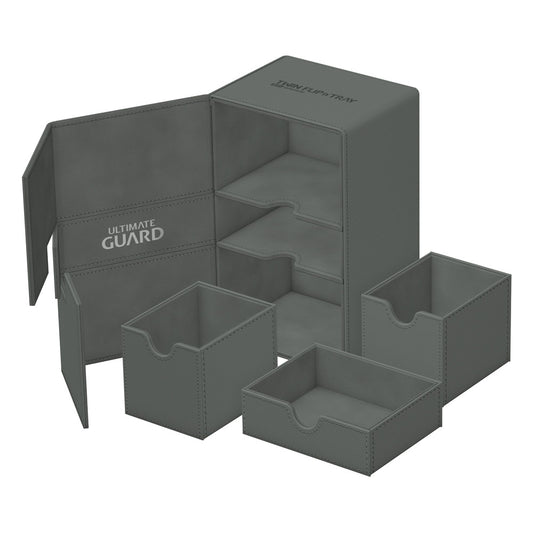 Deck Box - Twin Flip´n´Tray 160+ - Grey - XenoSkin