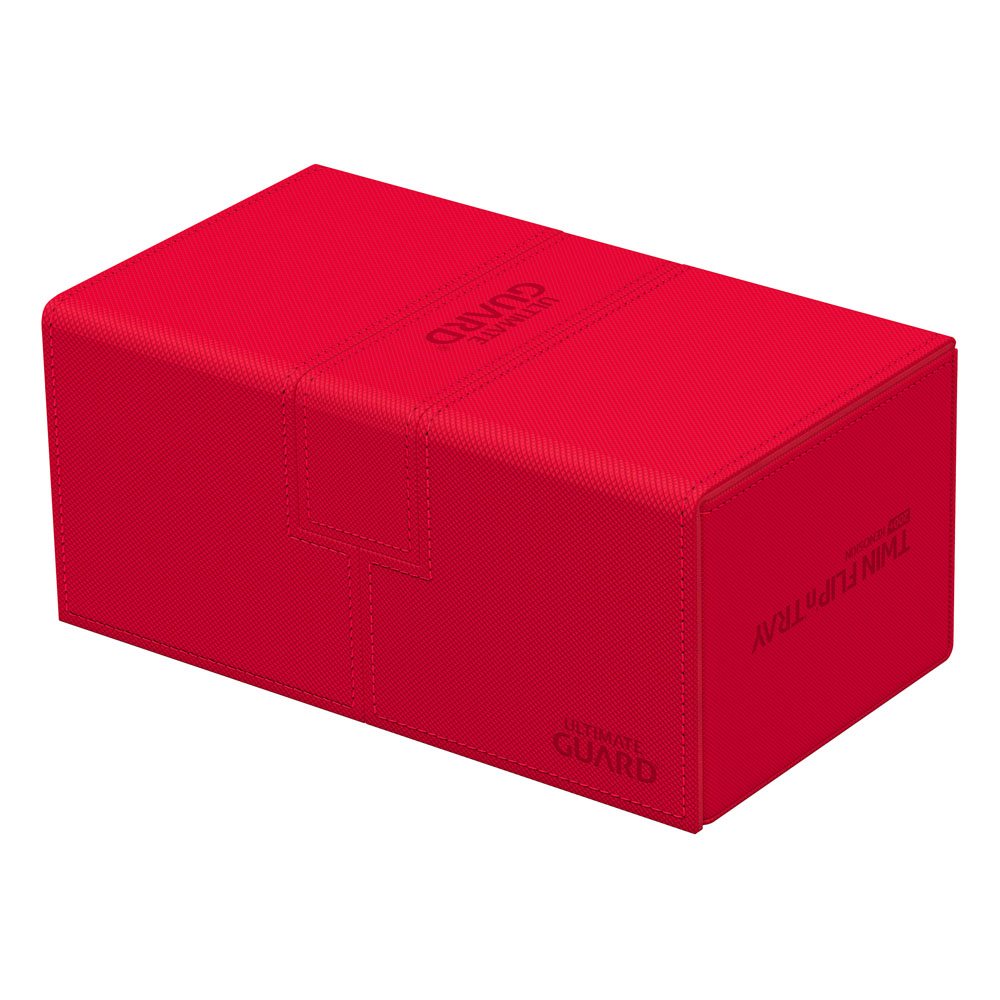 Deck Box - Twin Flip´n´Tray 200+ - Red - XenoSkin