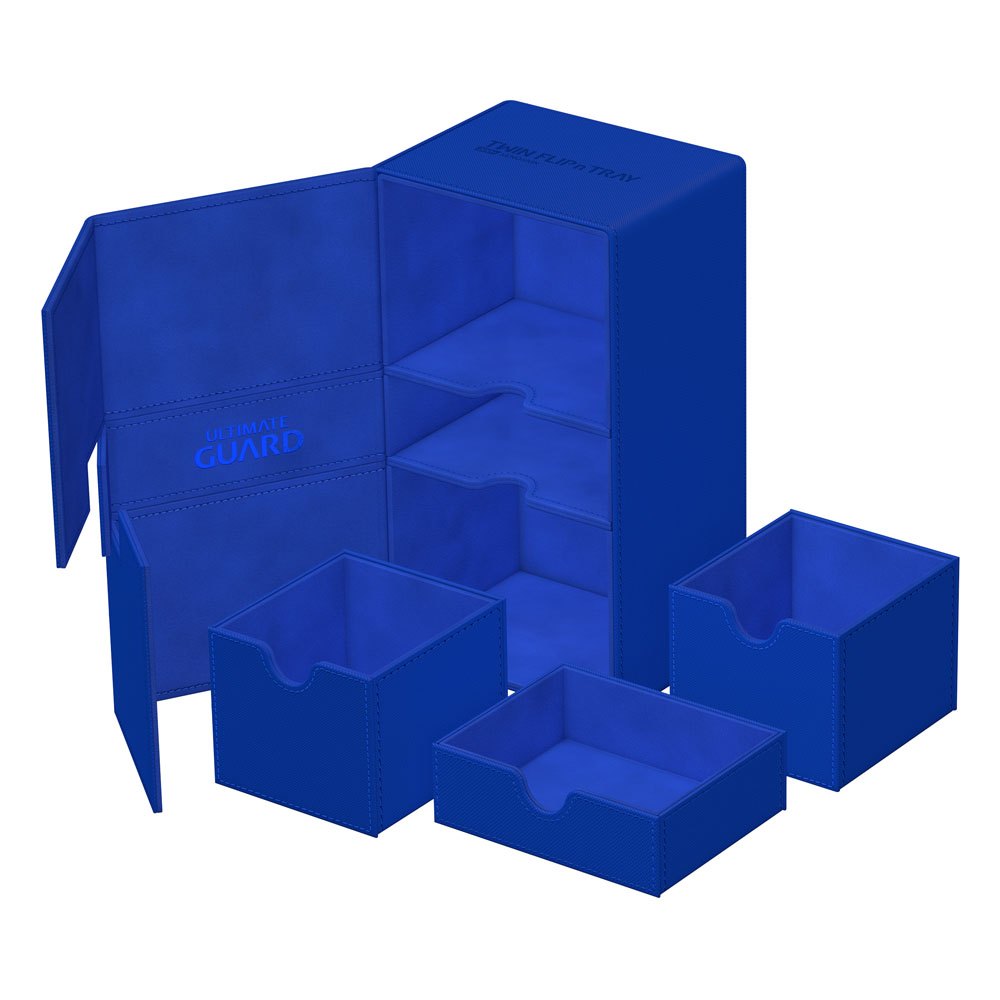 Deck Box - Twin Flip´n´Tray 200+ - Blue - XenoSkin