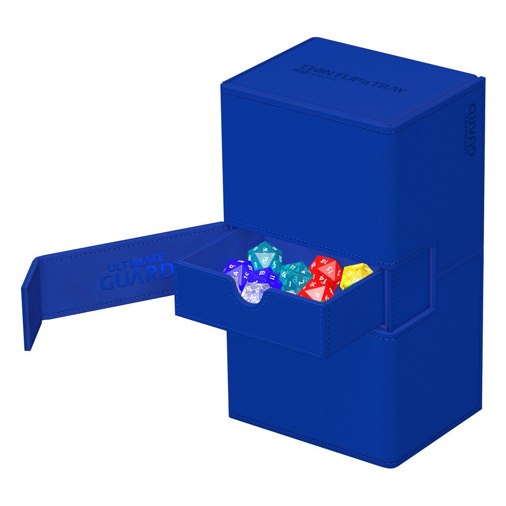 Deck Box - Twin Flip´n´Tray 200+ - Blue - XenoSkin