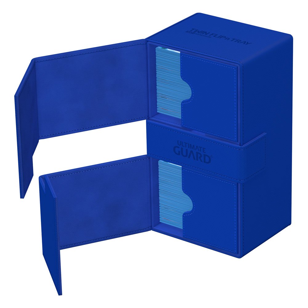 Deck Box - Twin Flip´n´Tray 200+ - Blue - XenoSkin