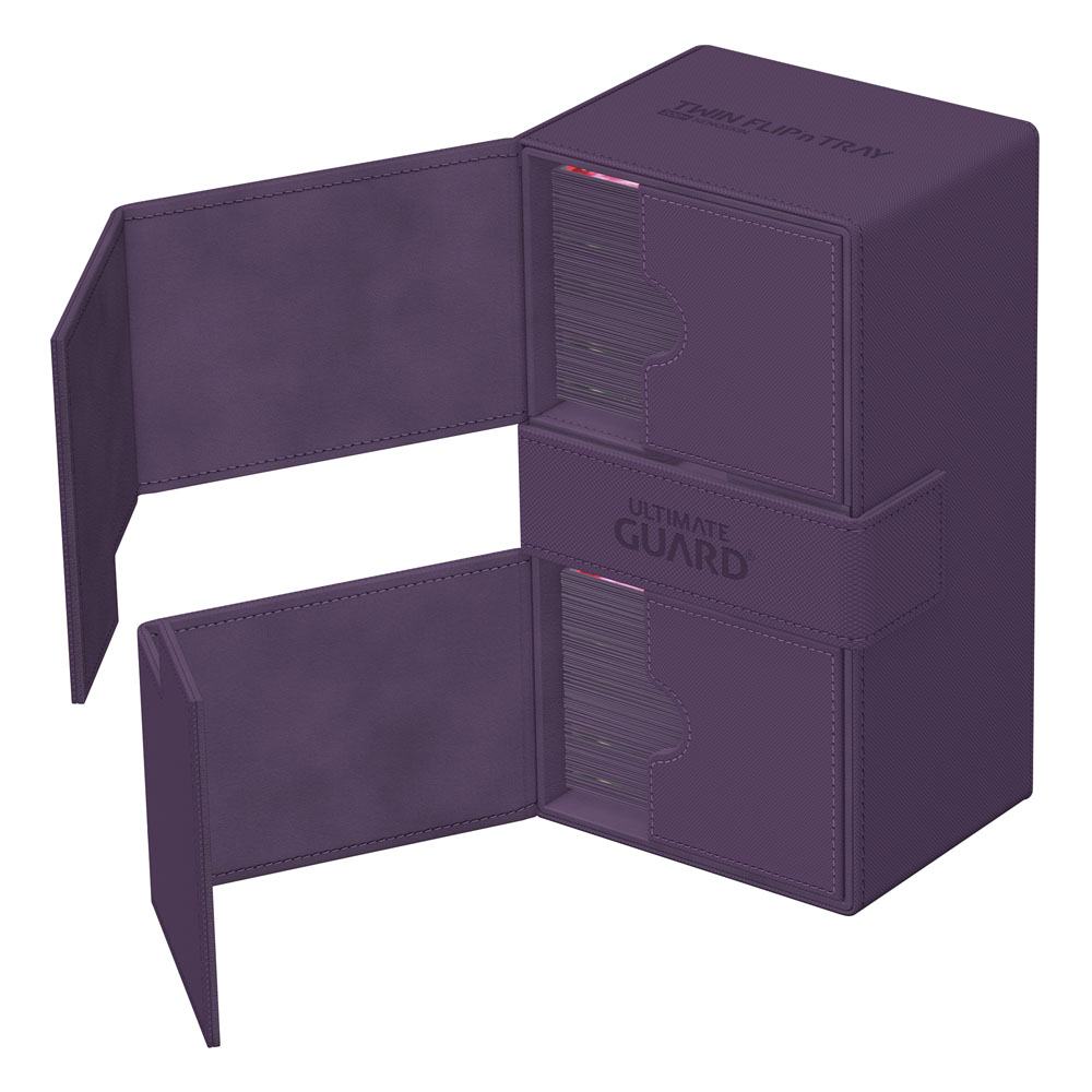 Deck Box - Twin Flip´n´Tray 200+ - Purple - XenoSkin