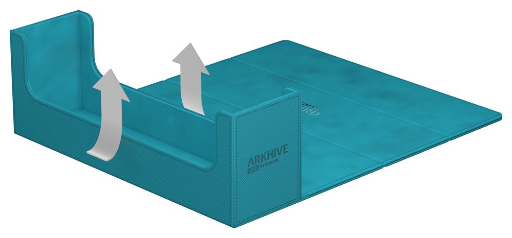 Deck Box - Arkhive 400+ - Petrol Blue - XenoSkin - Blue