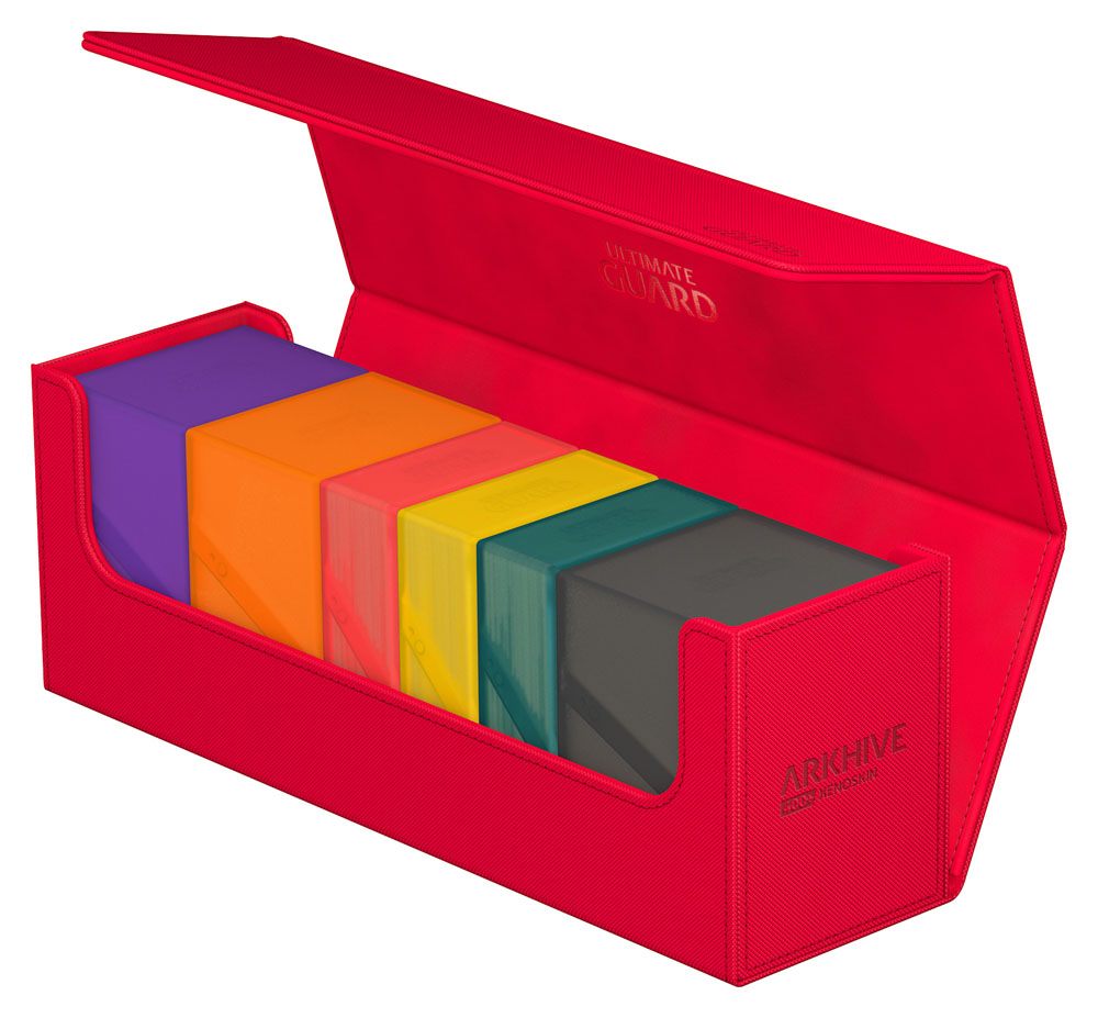 Deck Box - Arkhive 400+ - XenoSkin - Red - Blue