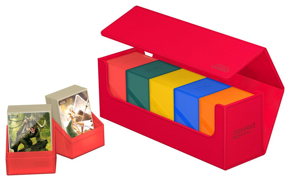 Deck Box - Arkhive 400+ - XenoSkin - Red - Blue