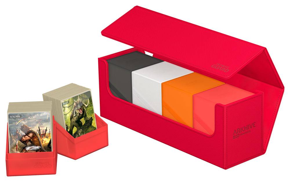 Deck Box - Arkhive 400+ - XenoSkin - Red - Blue