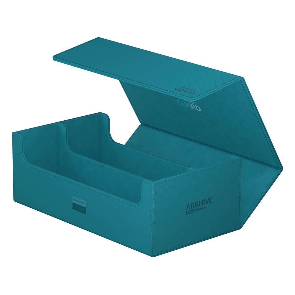 Deck Box - Card Case - Arkhive 800+ - Petrol Blue - XenoSkin - Blue