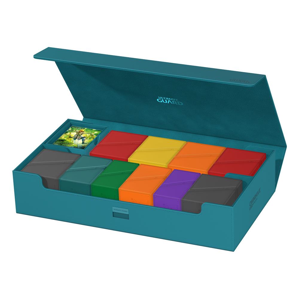 Deck Box - Omnihive 1000+ - Petrol Blue - XenoSkin - Blue