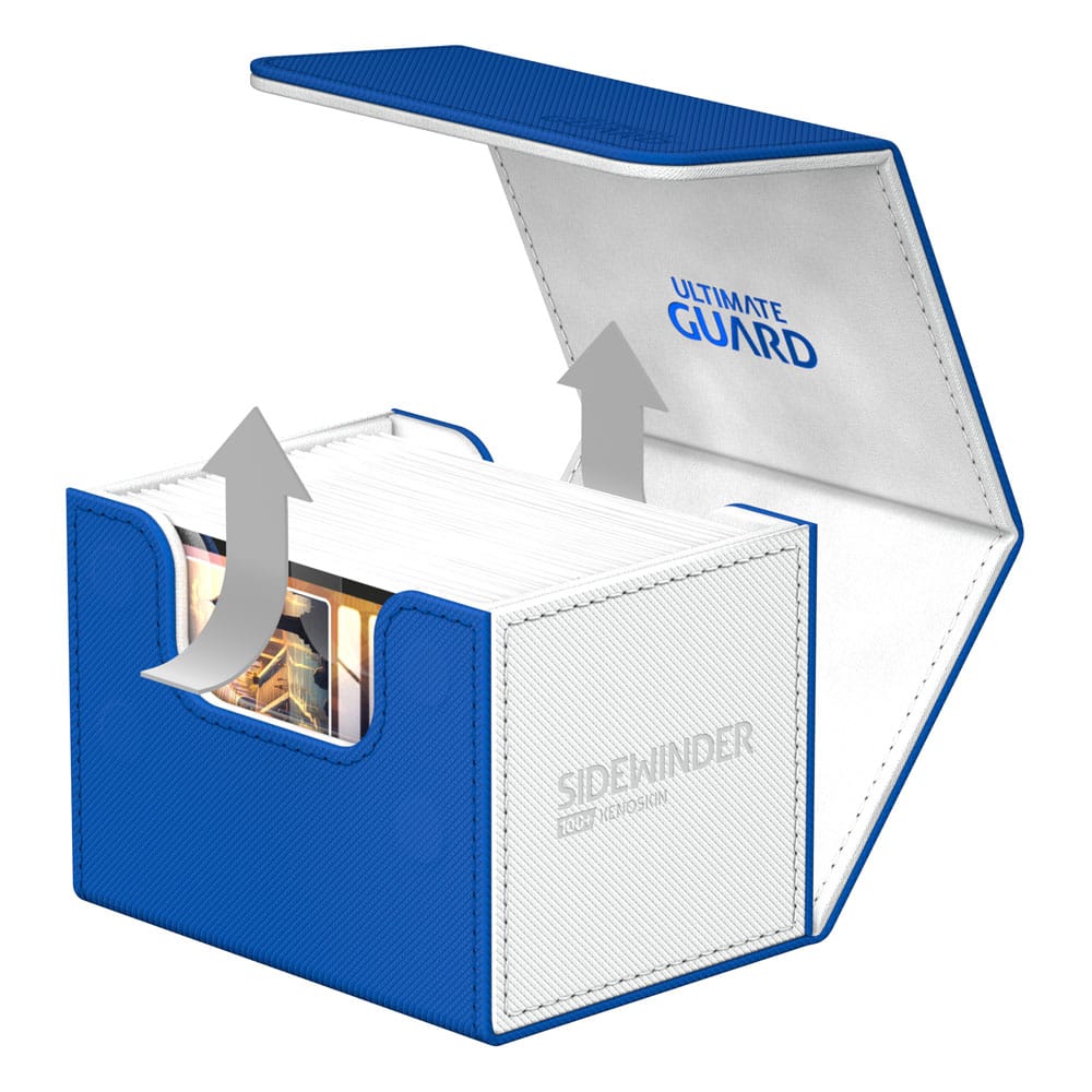 Deck Box - SideWinder 100+ - SYNERGY - Blue&White - XenoSkin - Blue