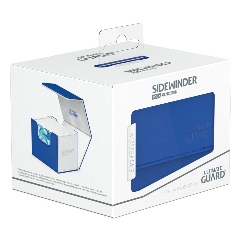 Deck Box - SideWinder 100+ - SYNERGY - Blue&White - XenoSkin - Blue
