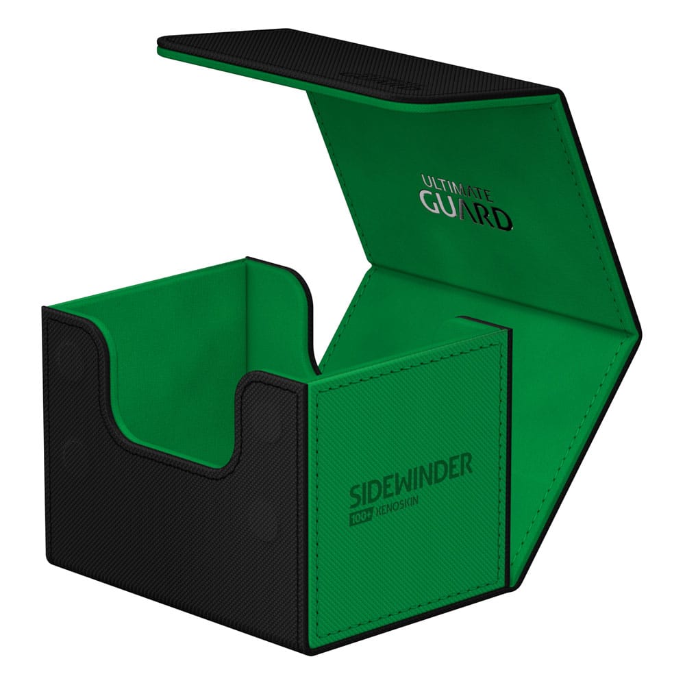 Deck Box - SideWinder 100+ - SYNERGY - Black&Green - XenoSkin - Black