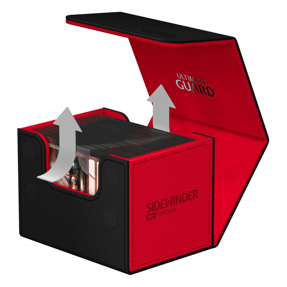 Deck Box - SideWinder 100+ - SYNERGY - Black&Red - XenoSkin - Black