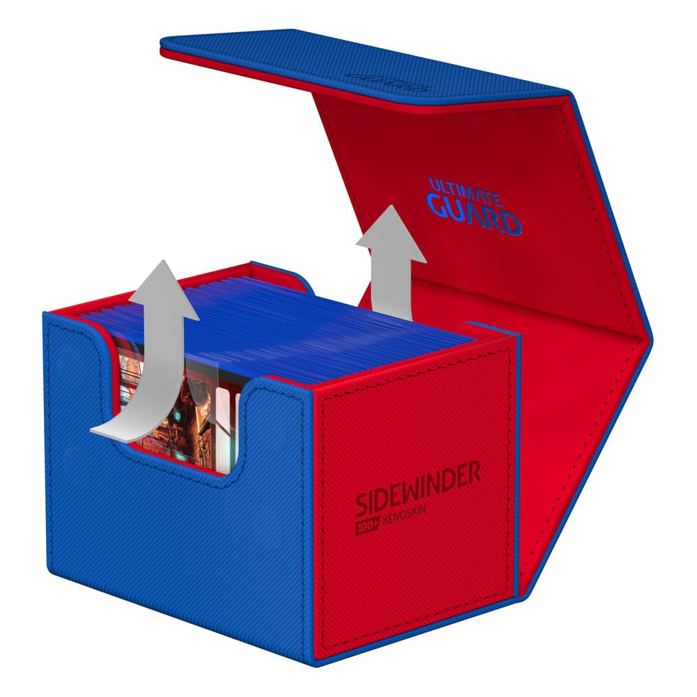 Deck Box - SideWinder 100+ - SYNERGY - Blue&White - XenoSkin - Blue