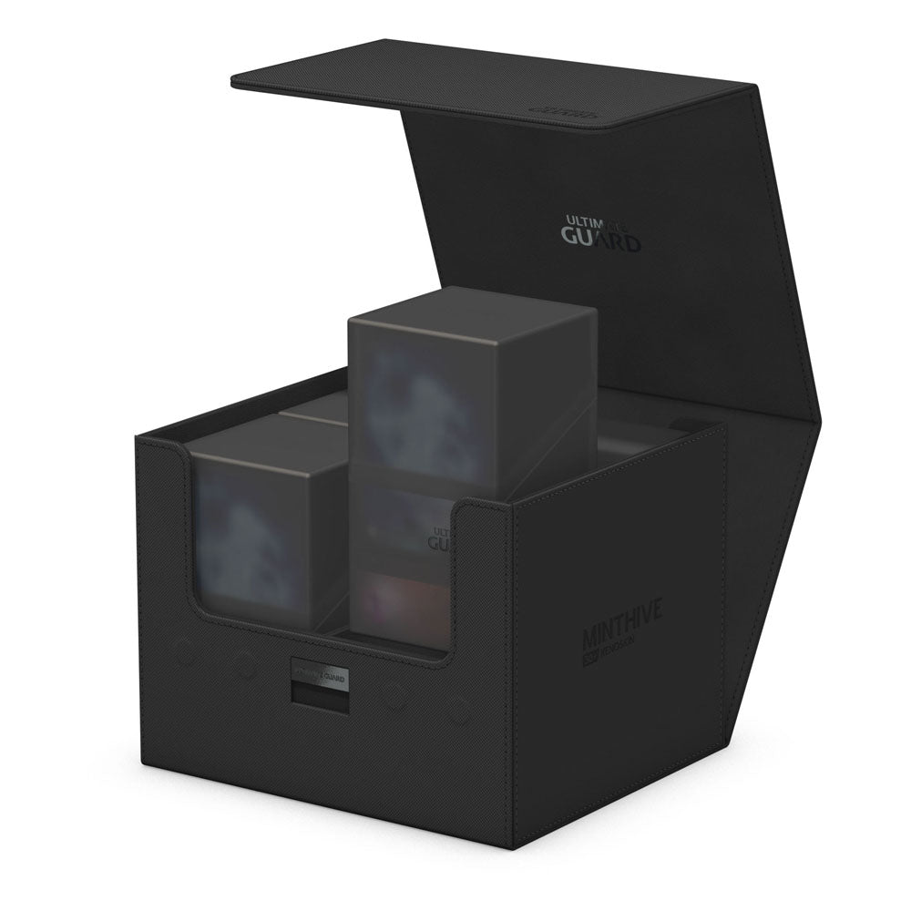 Deck Box - Card Case -  Minthive 30+ - Black - XenoSkin - Black
