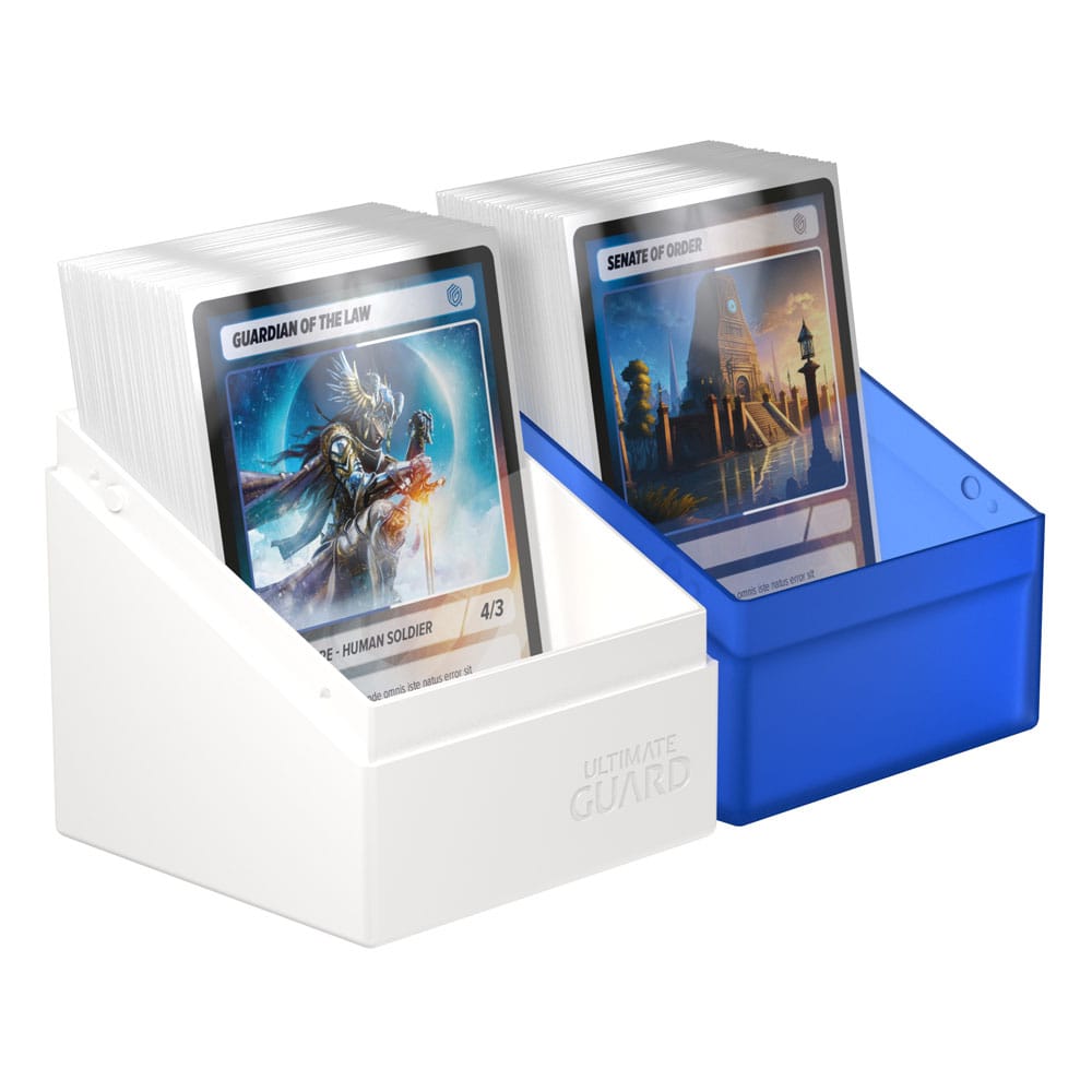 Deck Box - Boulder 100+ - Blue&White - White