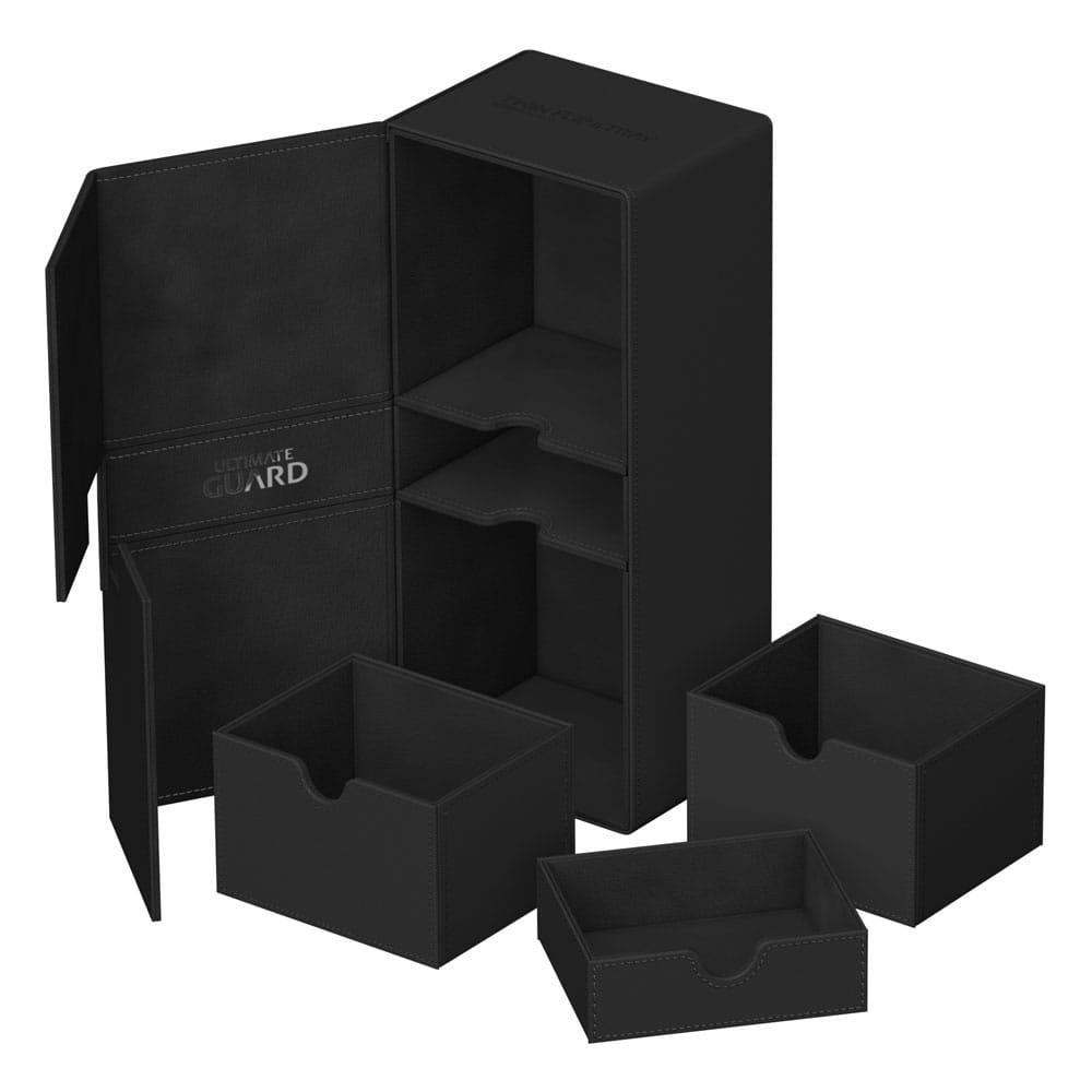 Deck Box - Twin Flip´n´Tray 266+ - Black - XenoSkin