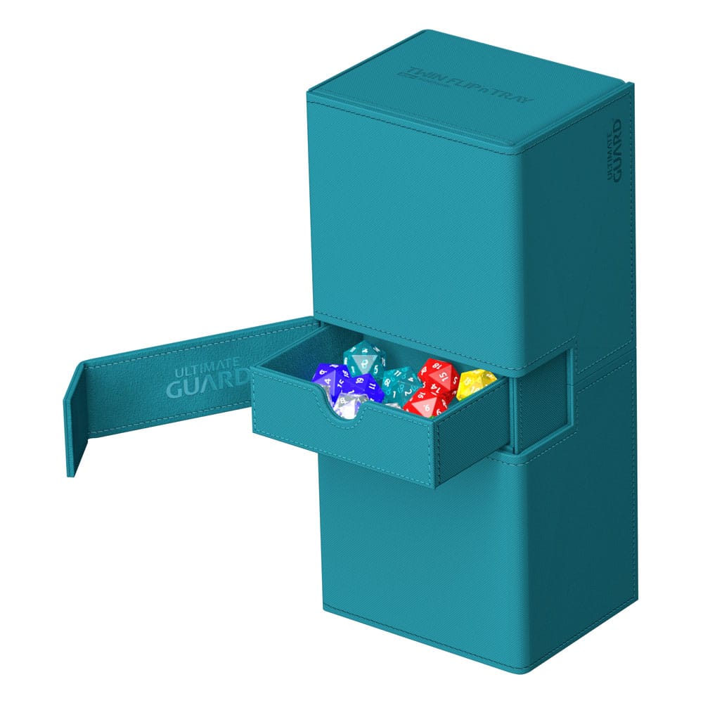 Deck Box - Twin Flip´n´Tray 266+ - Petrol Blue - XenoSkin