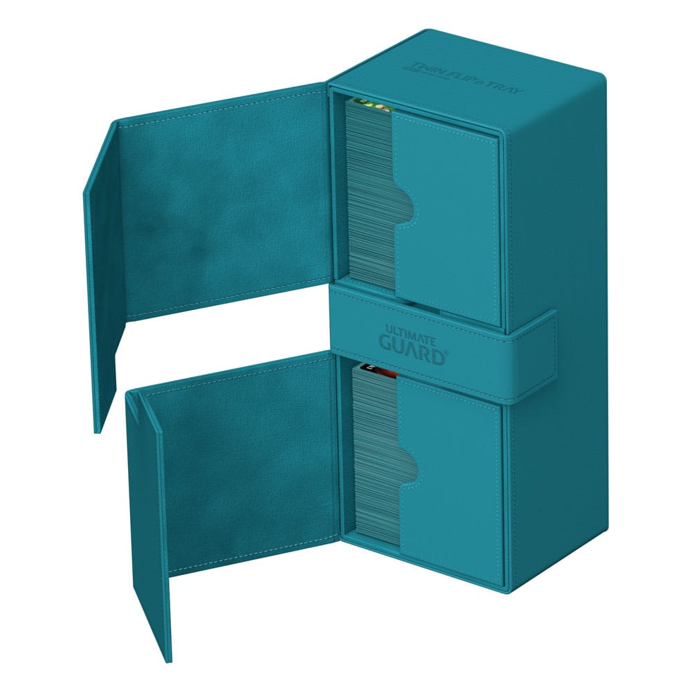 Deck Box - Twin Flip´n´Tray 266+ - Petrol Blue - XenoSkin