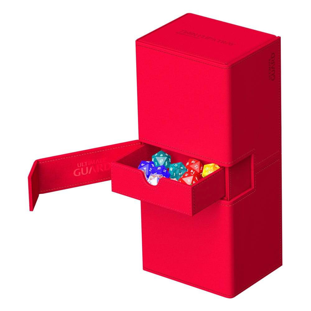 Deck Box - Twin Flip´n´Tray 266+ - Red - XenoSkin