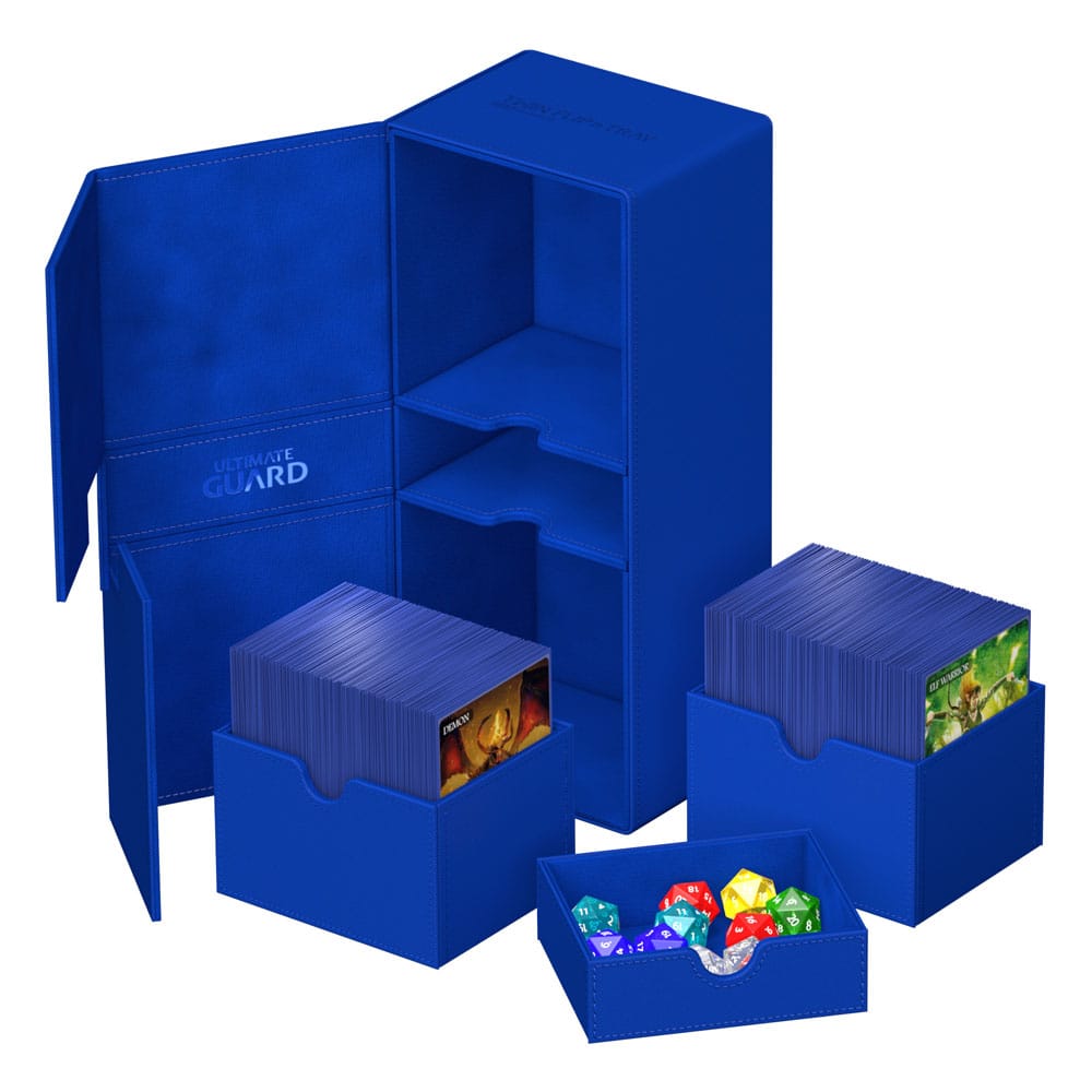 Deck Box - Twin Flip´n´Tray 266+ - Bleu - XenoSkin