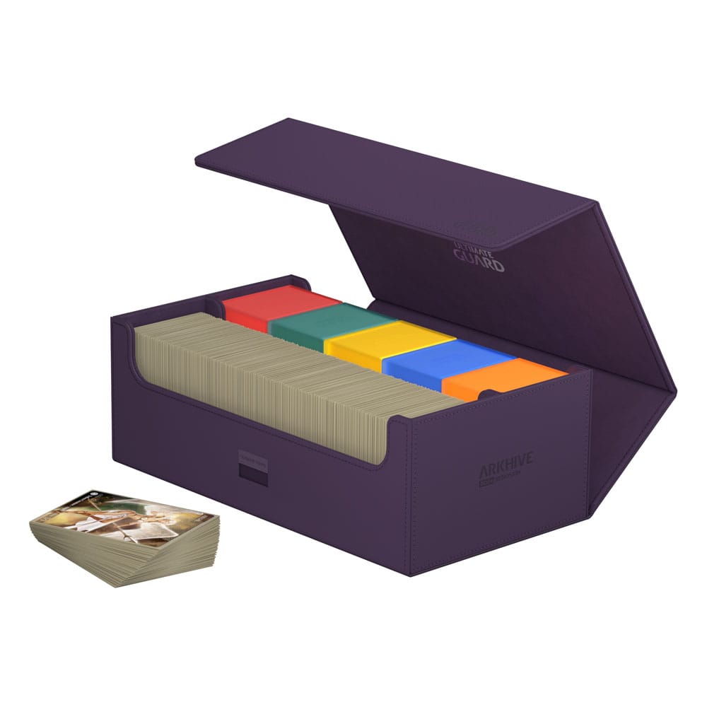 Deck Box - Card Case - Arkhive 800+ - Purple - XenoSkin - Purple