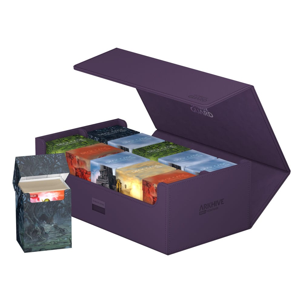 Deck Box - Card Case - Arkhive 800+ - Purple - XenoSkin - Purple