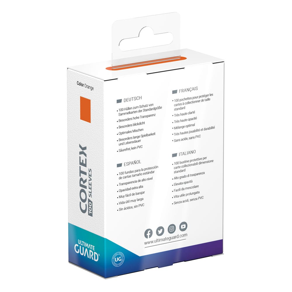Sleeves - Sleeves (100 Pieces) - Orange - Standard - Orange