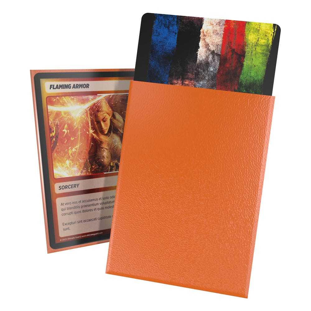 Sleeves - Sleeves (100 Pieces) - Matte Orange - Standard - Orange