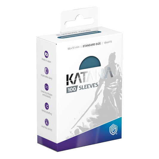 Sleeves - 100 pcs - Katana - Standard - Mountain Haze - Blue
