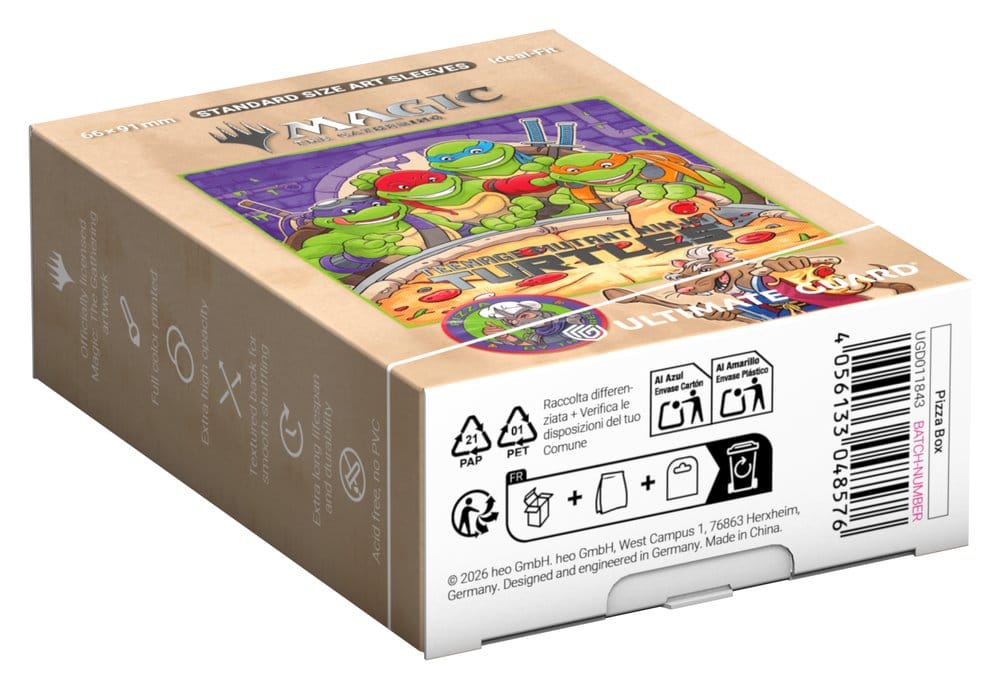 Sleeves - Teenage Mutant Ninja Turtles - Pizza Box