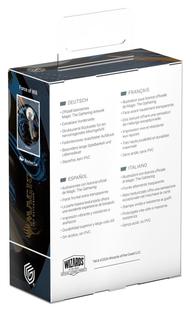 Sleeves - Magic The Gathering - Art Sleeves - Force of Will - Strixhaven