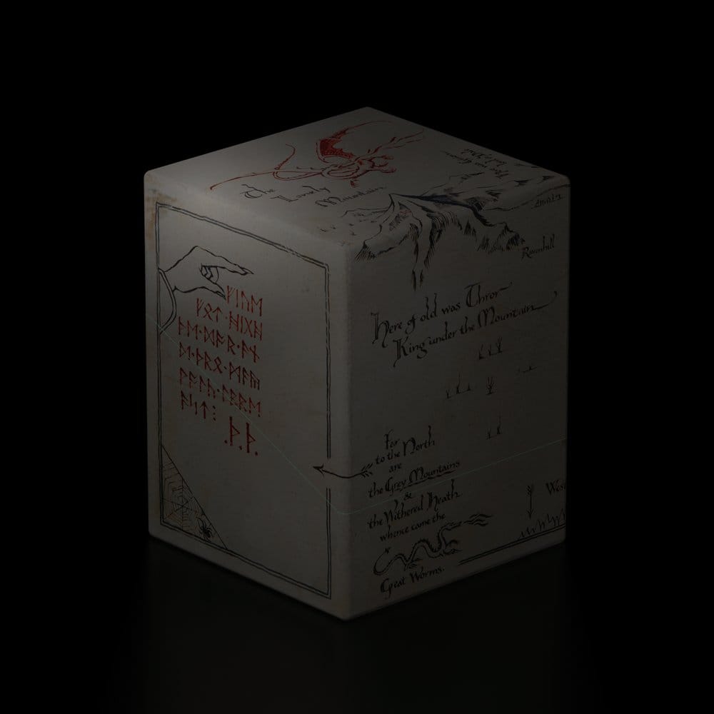Deck Box - Return To Earth - The Hobbit - Thrór's Map - (Glow in the Dark) - Brown