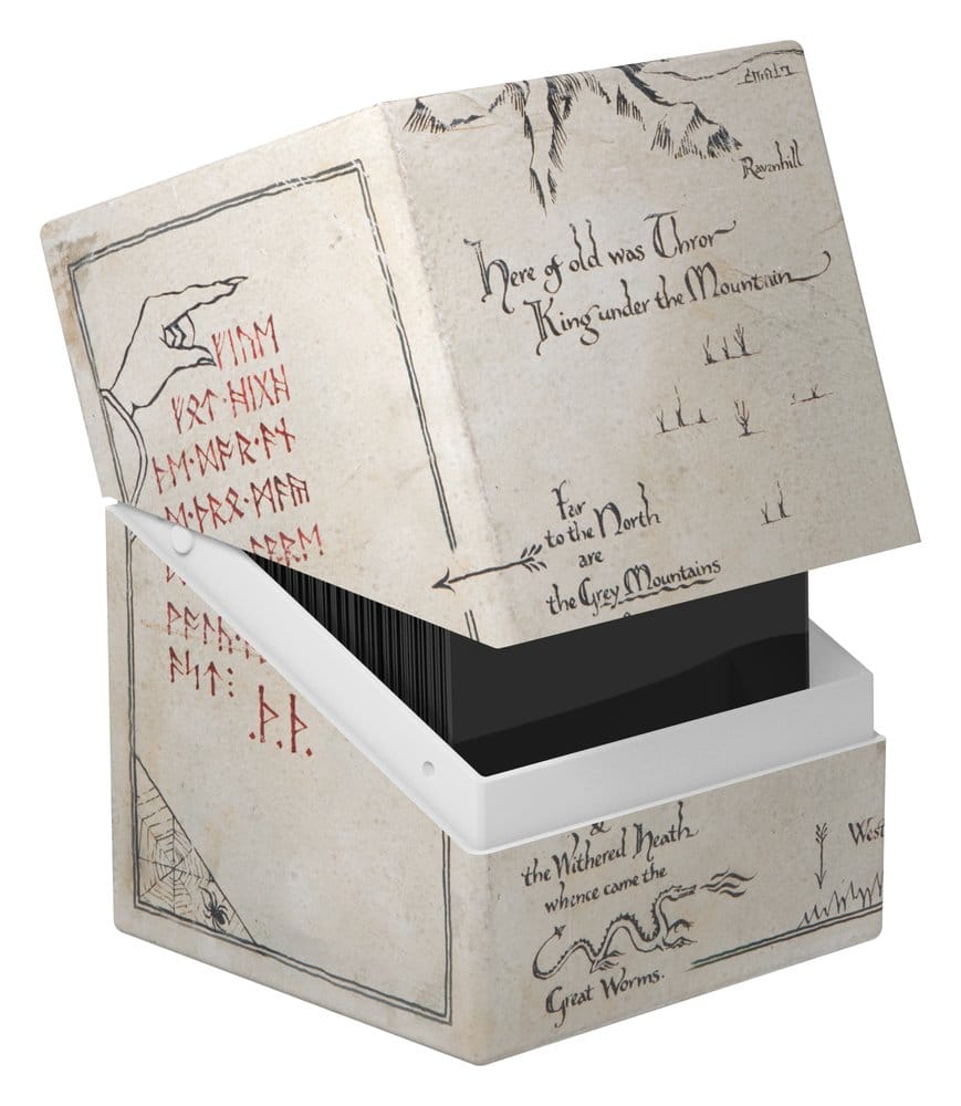 Deck Box - Return To Earth - The Hobbit - Thrór's Map - (Glow in the Dark) - Brown