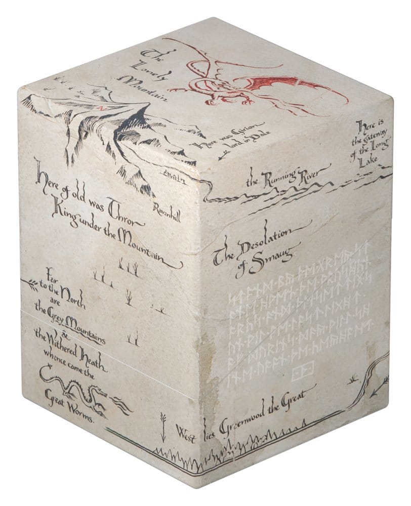 Deck Box - Return To Earth - The Hobbit - Thrór's Map - (Glow in the Dark) - Brown