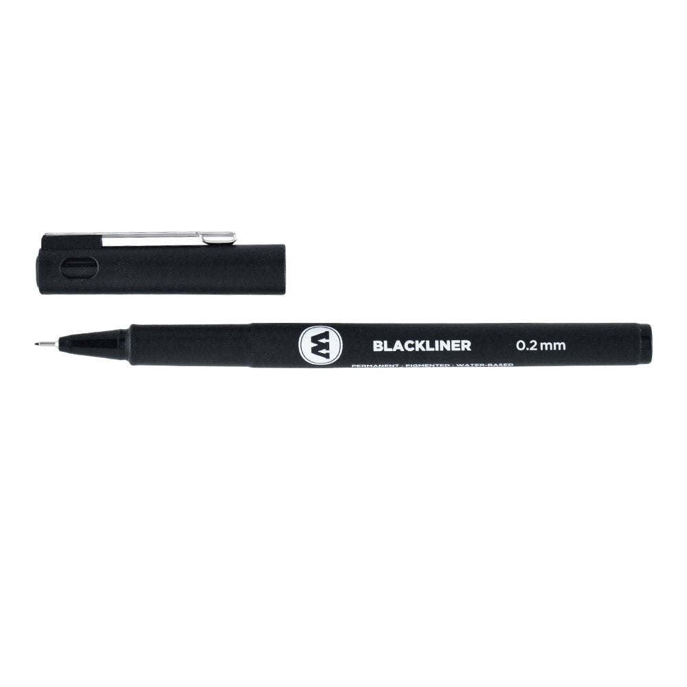 Model marker - Model Kit Accessories - MOLOTOW -Blackliner 0,2mm - Black