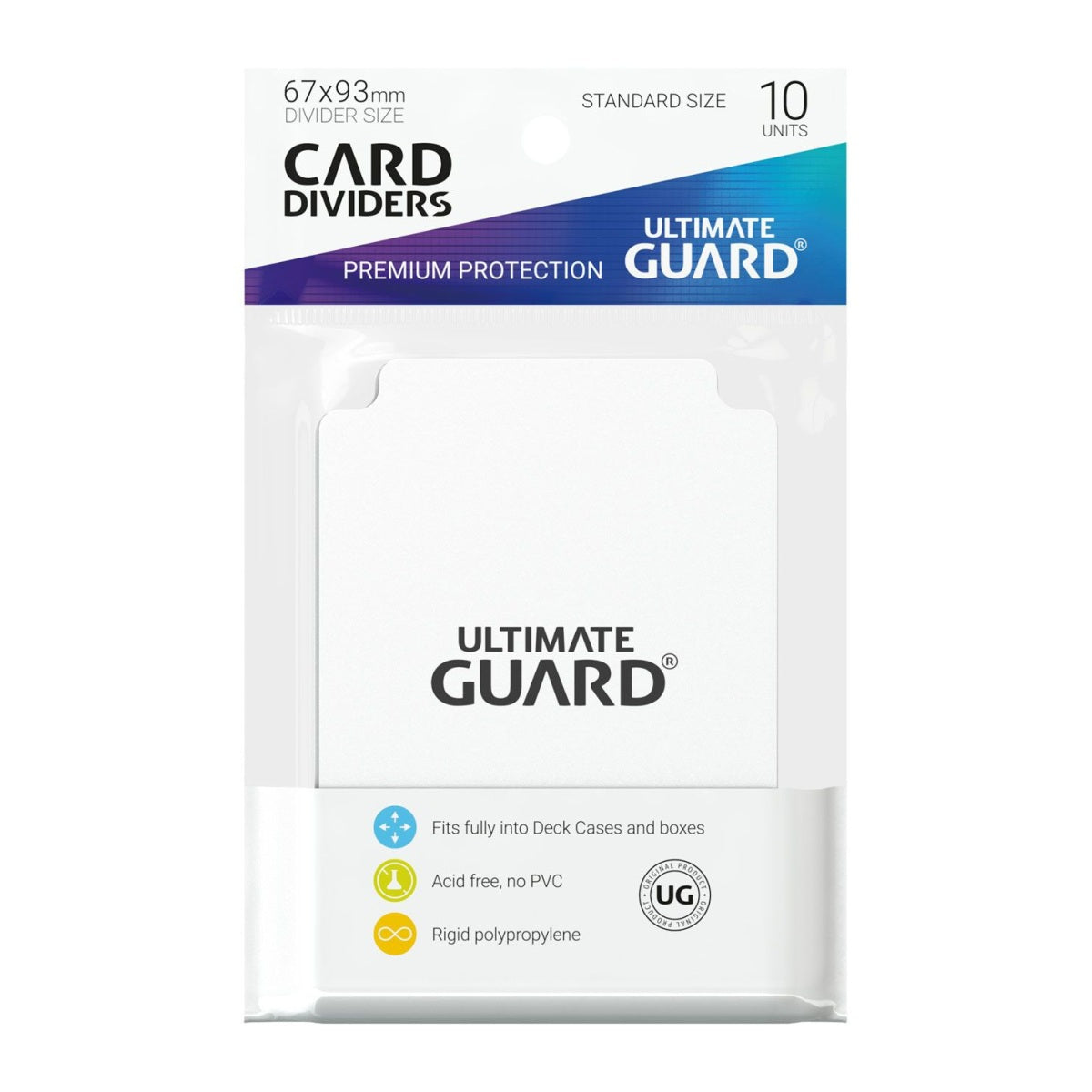 Cards Accessories - Card Dividers (10) - White - Standard