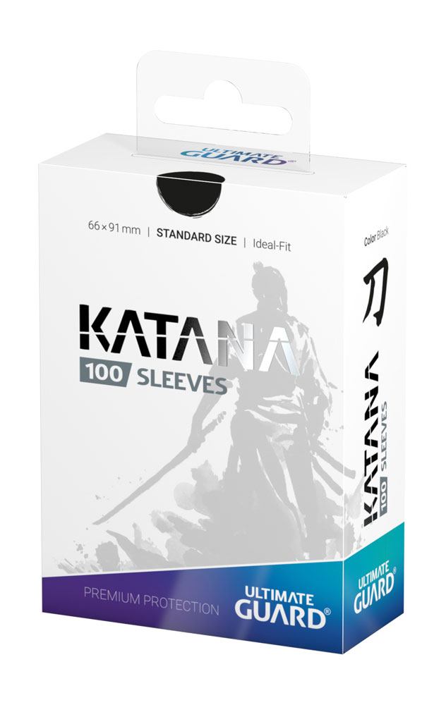 Sleeves - 100 Pcs - Katana - Standard - Black - Black