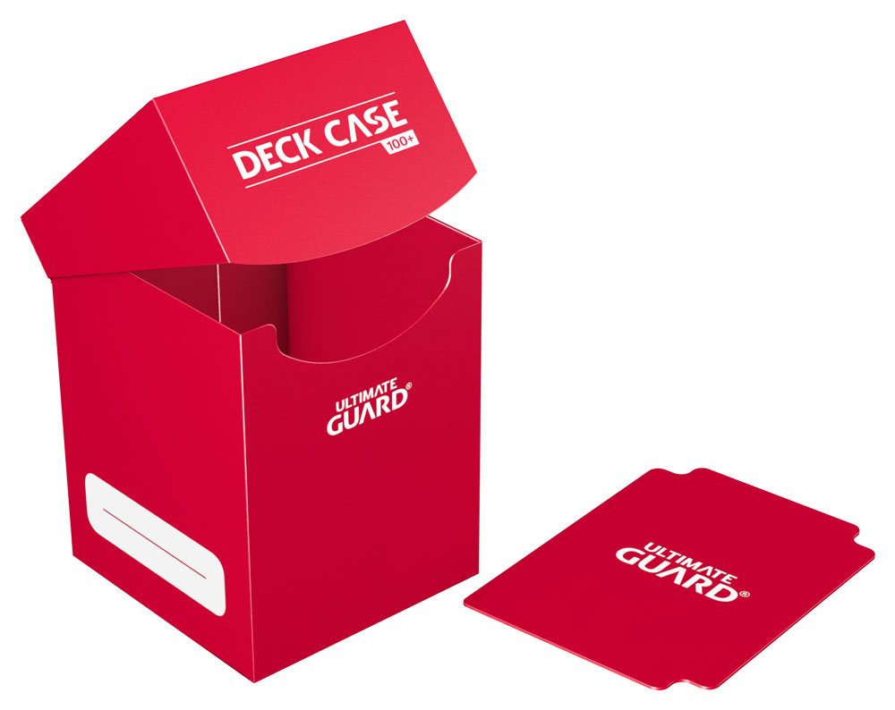 Deck Box - 100+ Standard - Red - Red