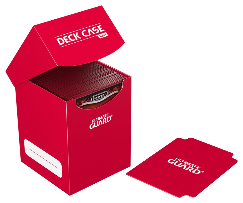 Deck Box - 100+ Standard - Red - Red