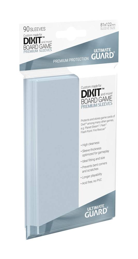 Sleeves - Dixit Board Game Premium Sleeves 90 pcs - Clear