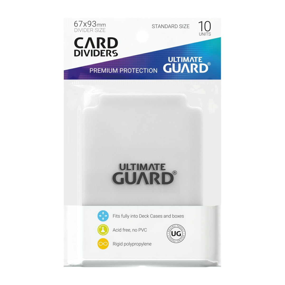 Cards Accessories - Card Dividers (10) - Transparent - Standard