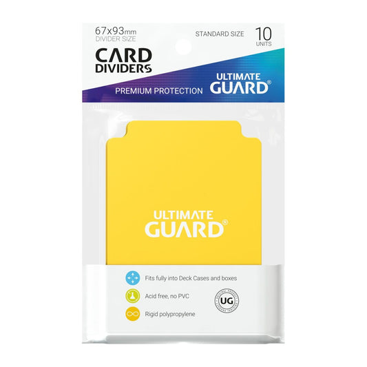 Cards Accessories - Card Dividers (10) - Yellow - Standard