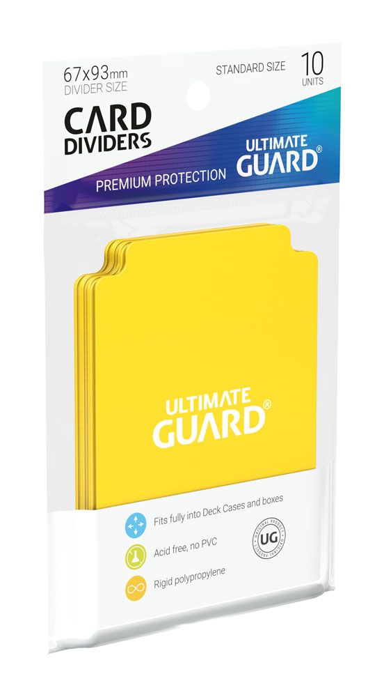 Cards Accessories - Card Dividers (10) - Yellow - Standard